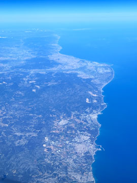 Spain coastline