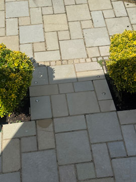 patio after